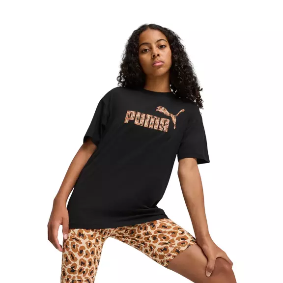 Puma ESS ANIMAL Logo Infill Tee G "Black"