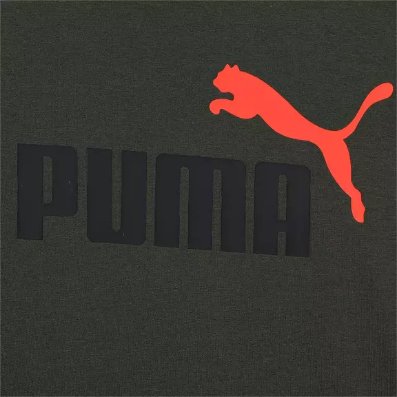 Puma Kids ESS+ 2 Col Logo Tee B "Dark Olive"