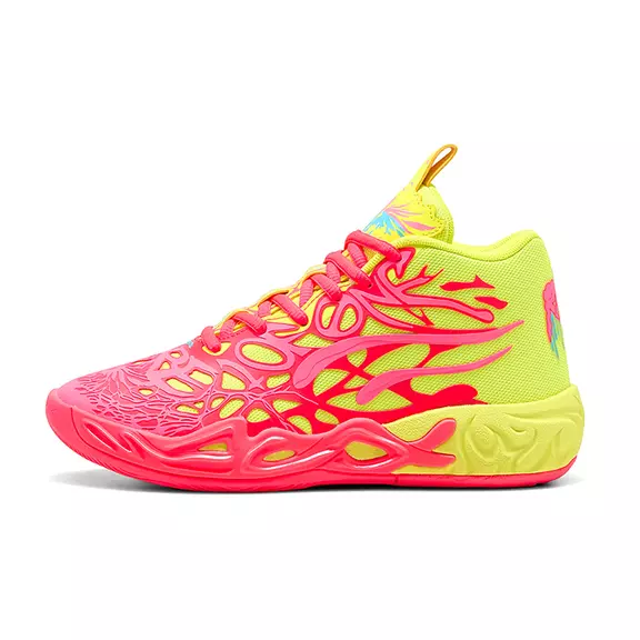 LaMelo Ball MB.04 1Love Junior "Pink Alert-Yellow"