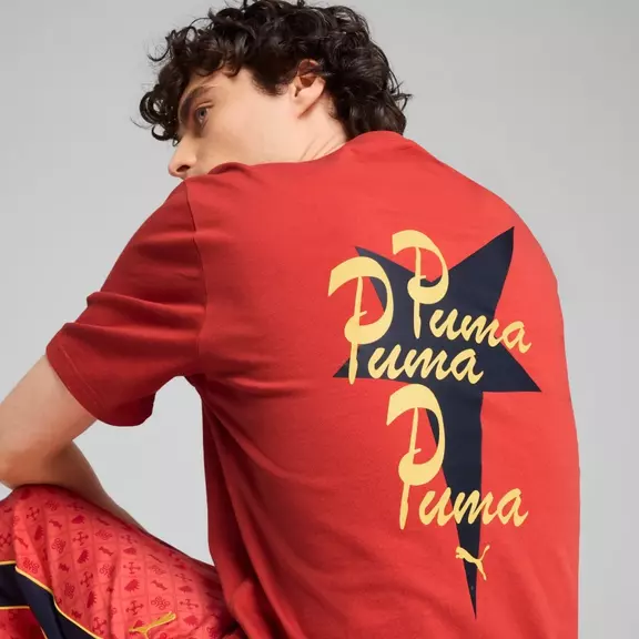 Puma ROAD TO UNITY Graphic Tee "Red Fire"