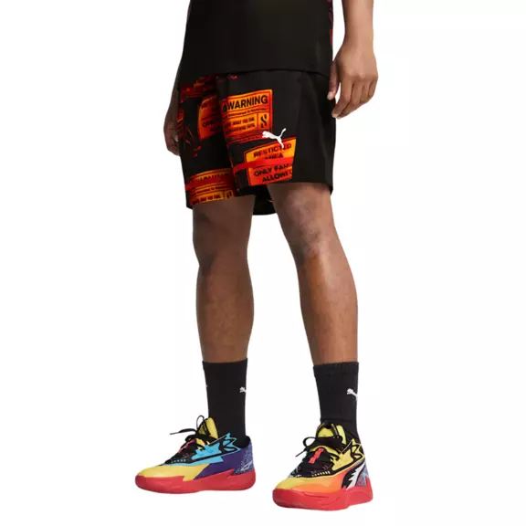 Puma Scoot Caution All Jaws Short "Black-AOP"