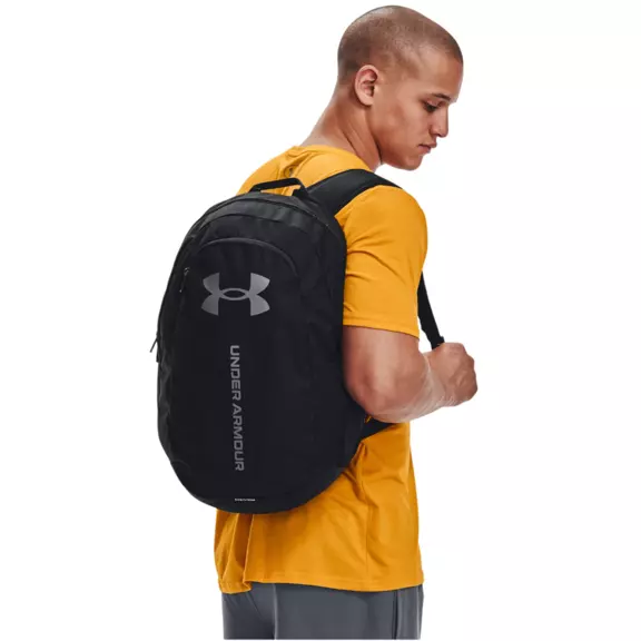 UA Hustle Lite Backpack "Black-Pitch Gray"