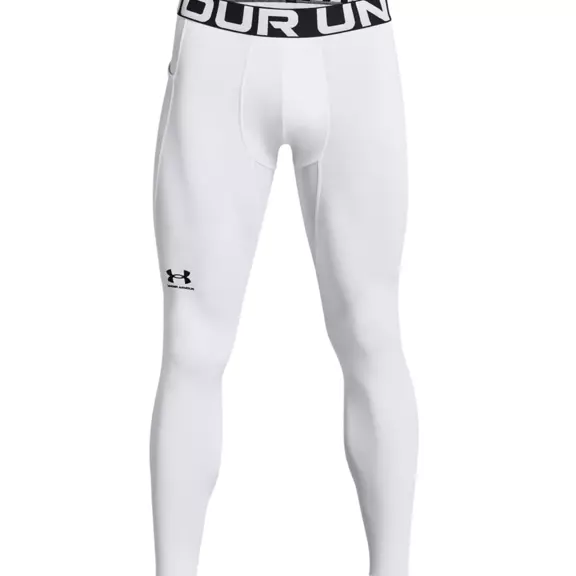 UA Men's ColdGear® Armour Leggings "White"