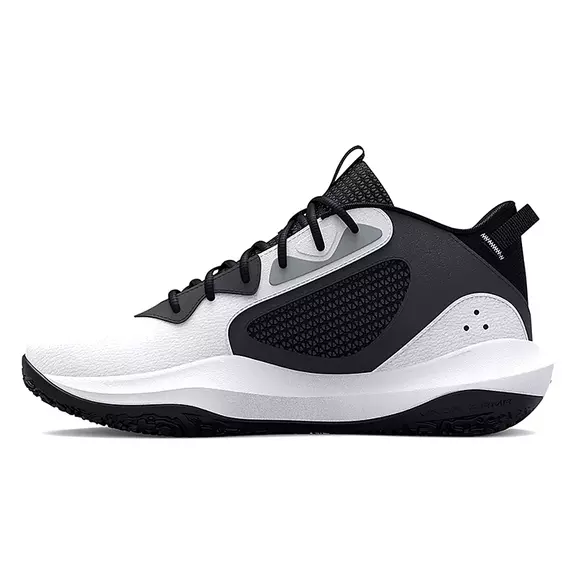 Under Armour Basketball Unisex Lockdown 6 "White-Jet Gray"