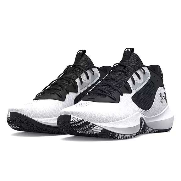 Under Armour Basketball Unisex Lockdown 6 "White-Jet Gray"