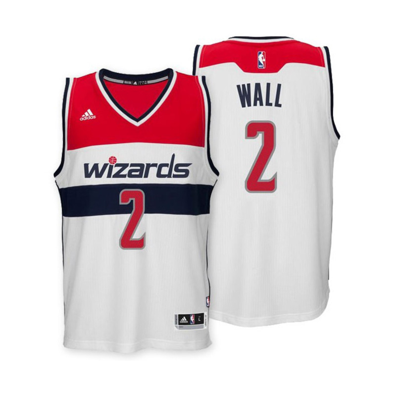 Maillot NBA Washington Wizards John Wall bleu blanc swingman homme L