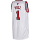 Camiseta Adidas NBA Swingman Derrick Rose Bulls (blanco/rojo)