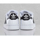 Adidas Superstar 2 CF C (28-35)(blanco/negro)