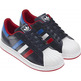 Adidas Superstar 2 J (marino/blanco/azul/rojo)