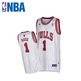 Camiseta Adidas NBA Swingman Derrick Rose Bulls (blanco/rojo)