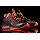 Nike Air Max Lebron X Low "Total Crimson" (001/negro/naranja)