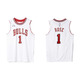 Conjunto NBA Derrick Rose Bulls (blanco/rojo)