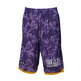 Adidas Short Fanwear Lakers (purpura/amarillo)