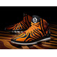 Derrick Rose 4.5 "Damian Lillard" (negro/naranja/gris)