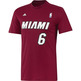 Adidas NBA Camiseta Gametime Lebron James (rojo/blanco)