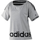 Adidas Camiseta Mujer Reload  Imajen (gris/negro)