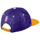 Gorra Flatbrim Lakers Bordada (purple/amarilla)