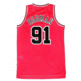 Adidas Camiseta Swingman Rodman Bulls (roja/blanco)