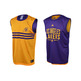 Adidas Camiseta NBA L.A Lakers Summer Run Reversible (amarillo/purpura)