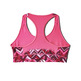 Adidas Sujetador Allover Print Techfit Chevron (rosa)