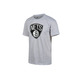 Adidas Camiseta NBA Brooklyn Nets Fanwear Logo (gris/negro)