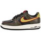 Air Force 1 "Stone" (075/piel/negro/amarillo/blanco)