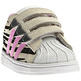 Adidas Superstar Tiger CF Inf (beig/negro/rosa)