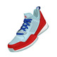 Adidas Damian Lillard "Speed Grey" (gris/rojo/azul/blanco)