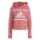 Adidas Essentials Logo Colorblock Fleece Cropped