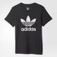 Adidas Originals Camiseta Trefoil Fill J (black/white)