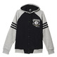 Adidas Washed Baseball Jacket Brooklyn Nets(Gris/Noir)