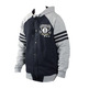 Adidas Washed Baseball Jacket Brooklyn Nets(Gris/Noir)