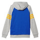 Adidas Washed Baseball Jacket Golden State Warrios (Azul/Gris/Amarillo)