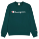 Champion Embroidered Big Logo Crewneck Sweatshirt "Forest Green"