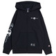 Champion Kids Basketball Logo Full-Zip Fleece Hoodie "Black"