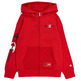 Champion Kids Basketball Logo Full-Zip Fleece Hoodie "Red"