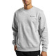 Champion Legacy Small Script Logo Crewneck Sweatshirt "Light Grey"