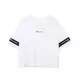 Champion Legacy Wm´s Sleeves Script Print Logo Cropped Tee "White"