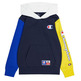 Champion Sport Lifestyle Basketball Hooded Logo C "Navy"