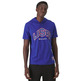 Champion Sport Lifestyle Basketball USA Logo Comfort Fit T-Shirt Hooded "Nautical Blue"