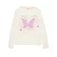 Desigual Butterfly print T-shirt "White"