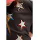 Desigual Long-sleeve star T-shirt "Black"