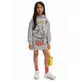 Desigual Minnie dress with hood "Gray Vigore"