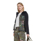 Desigual Padded Jacket Camo Flower