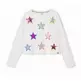 Desigual Star print T-shirt "White"