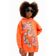 Desigual Sweatshirt Dress "Orange"