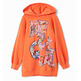 Desigual Sweatshirt Dress "Orange"