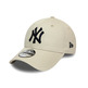 Casquette 9FORTY beige essentiel New York Yankees New Era