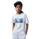 Jordan Girls JDB Push Through Graphic T-Shirt "Football Gray"