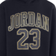 Jordan Kids HBR Logo 23 Fleece Pullover Hoodie "Black Gold"